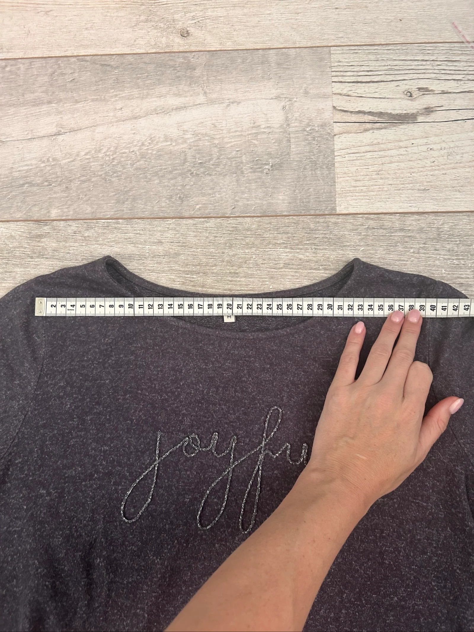 Tom Tailor T-shirt Longsleeve Dark Grey Melange joyful – Size M – photo 9